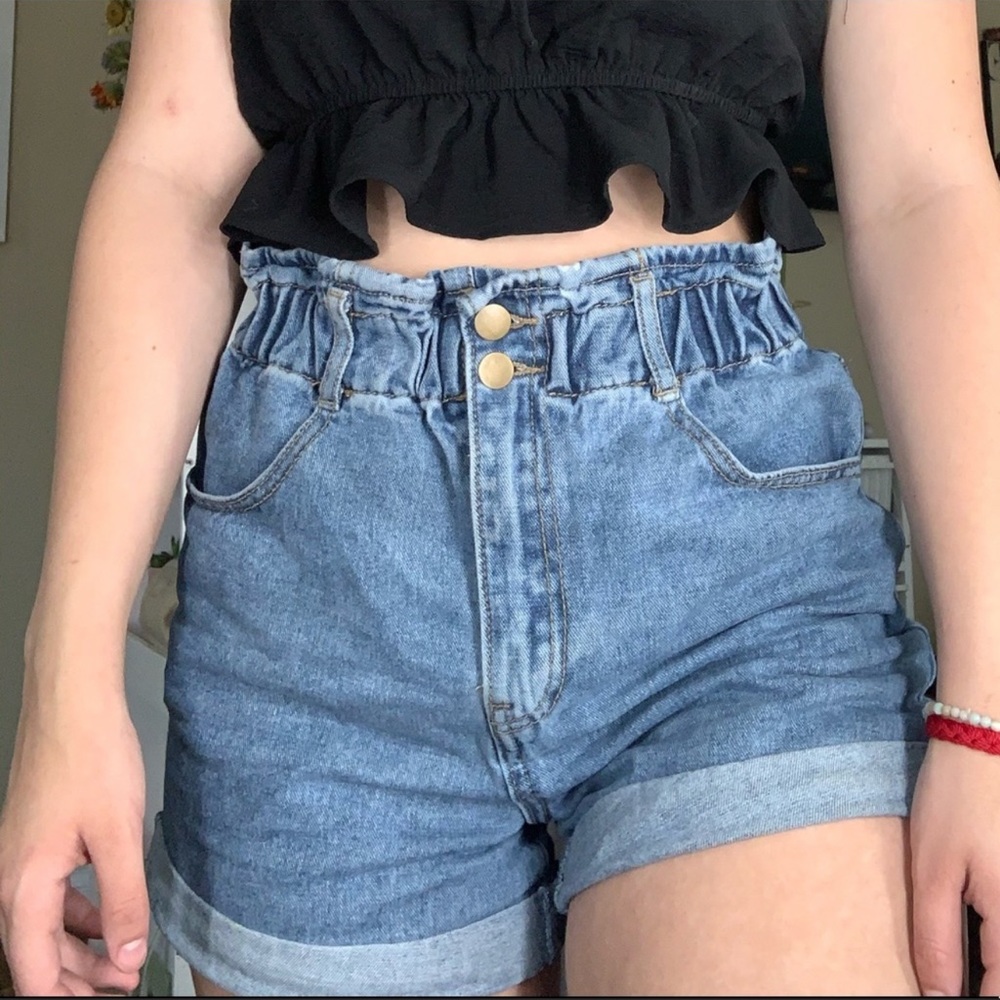 Medium High Waisted Forever 21 Mom Shorts